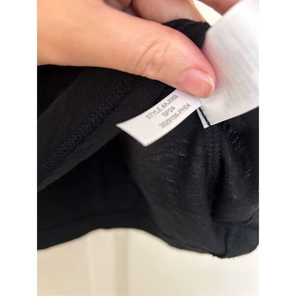 J. Crew NWT Girlfriend Crewneck Tee Black T-Shirt, Sz Large, MSRP $35 - Picture 7 of 10